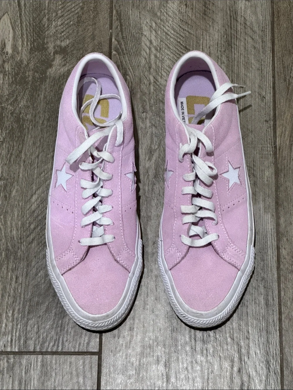 Converse soft pink